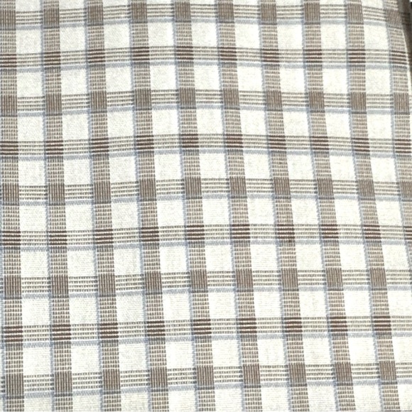 Joseph Abboud Modern Fit Dress Shirt 15.5 32/33 or 16 32/33| Brown & White Check - Picture 5 of 5